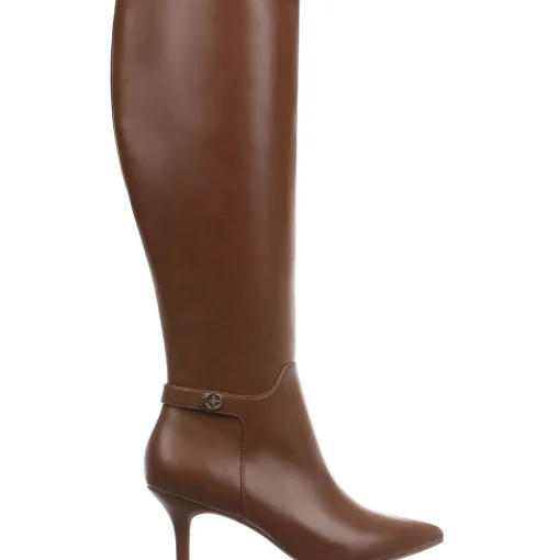Crueella Slip On Pointed Toe Knee-High Boots