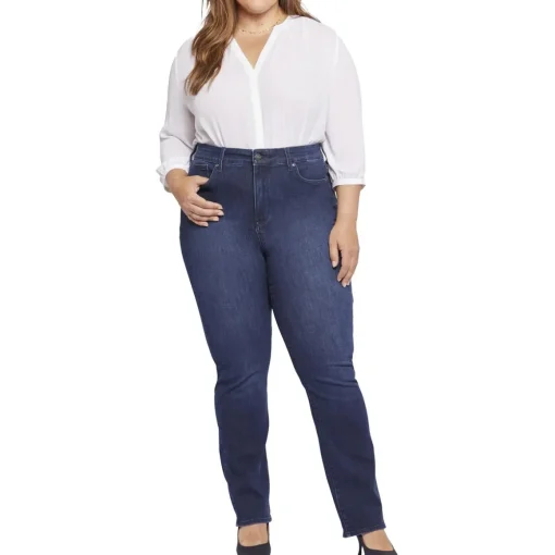 Curve Shaper Marilyn Tummy Slimming Denim Straight Leg Jeans