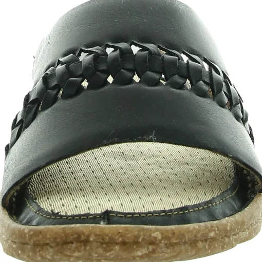 Cushioned Footbed Leather Flatform Sandals