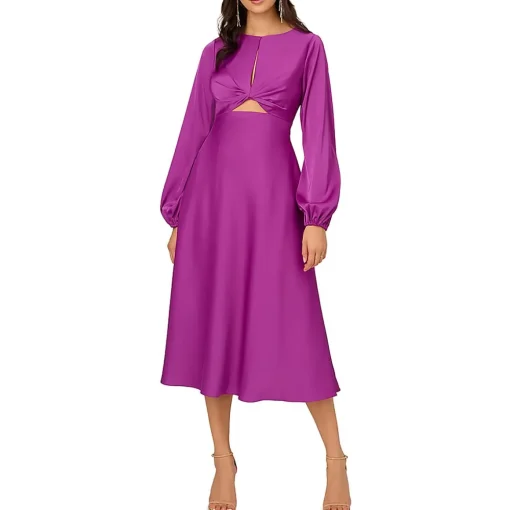 Cut-Out Midi Dress