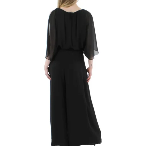 Cut-Out Blouson Jumpsuit