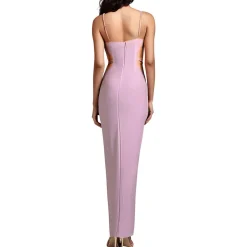 Cut-Out Long Evening Dress