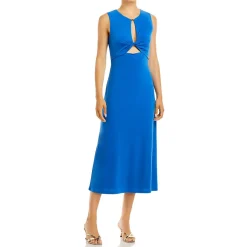 Cut-Out Long Midi Dress