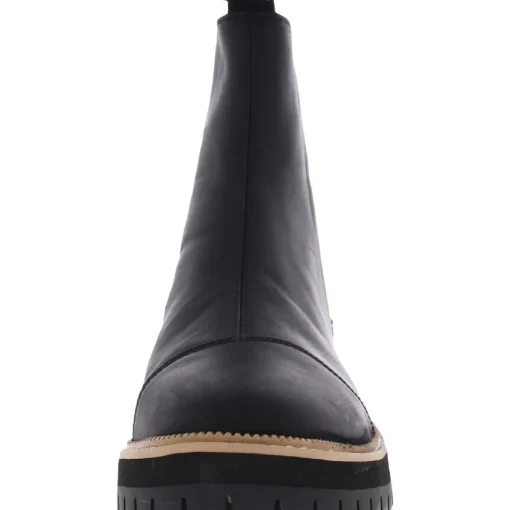 Dakota Leather Pull On Chelsea Boots