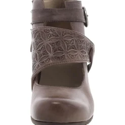 Dale Faux Leather Cut-out Ankle Boots