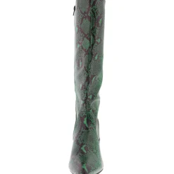 DARCY Faux Leather Kitten heel Knee-High Boots