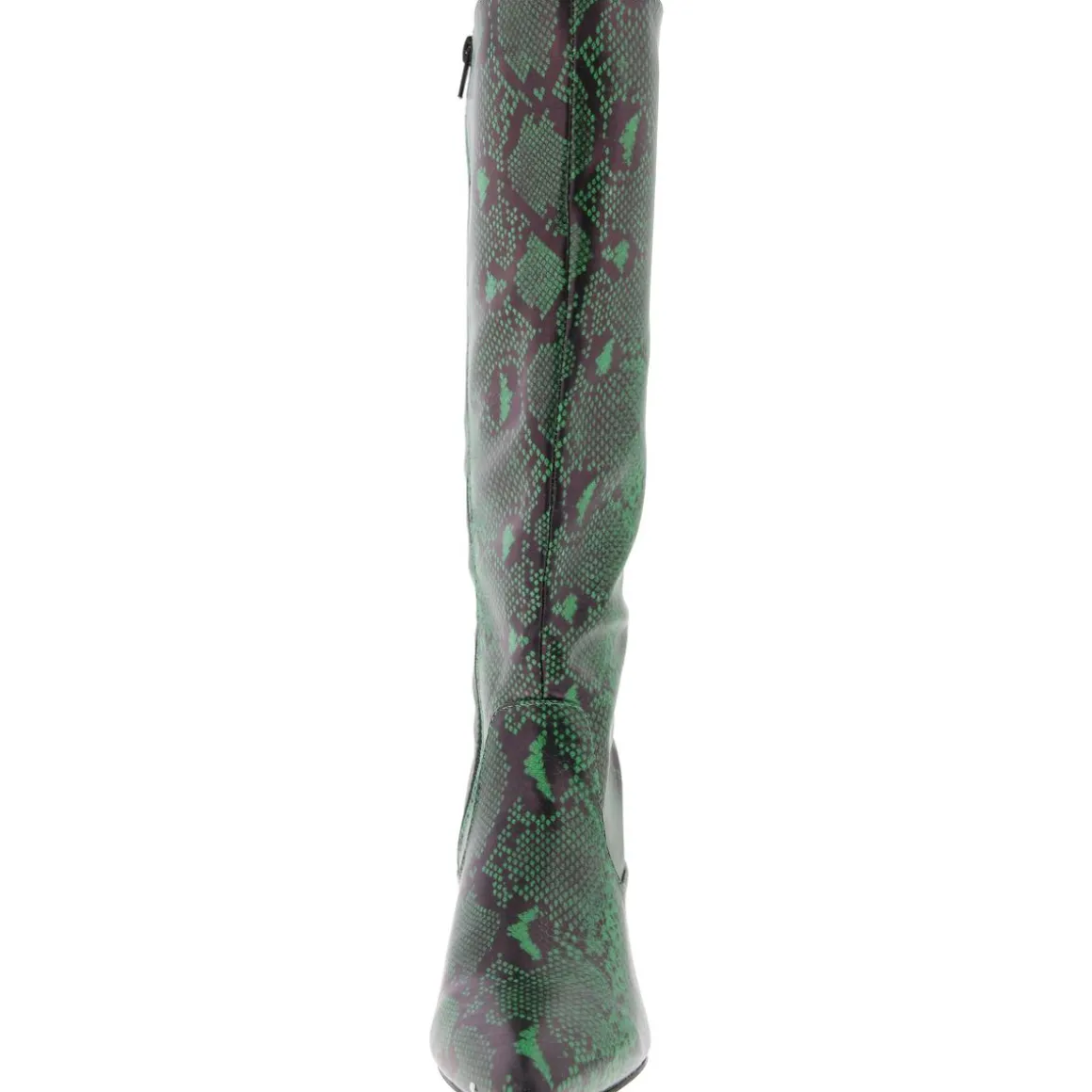 DARCY Faux Leather Kitten heel Knee-High Boots