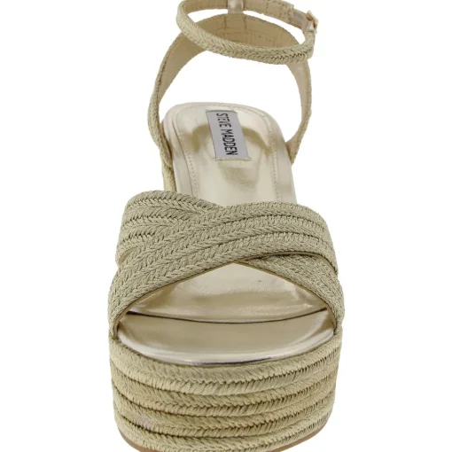 Dazed Woven Wedge Sandals