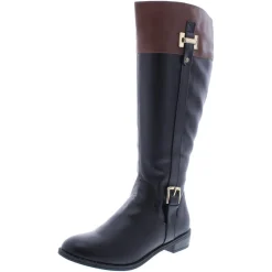 Deliee Wide Calf Riding Boots