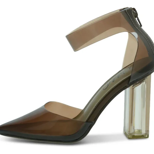 Dellie Ankle Strap Pointed Toe Pumps