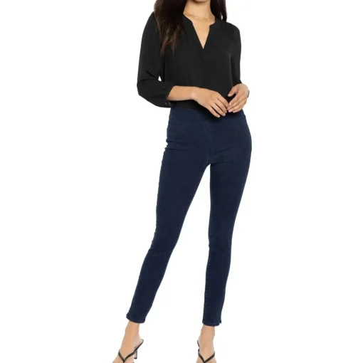 Denim Pull On Skinny Jeans