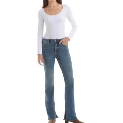 Denim Slim Bootcut Jeans