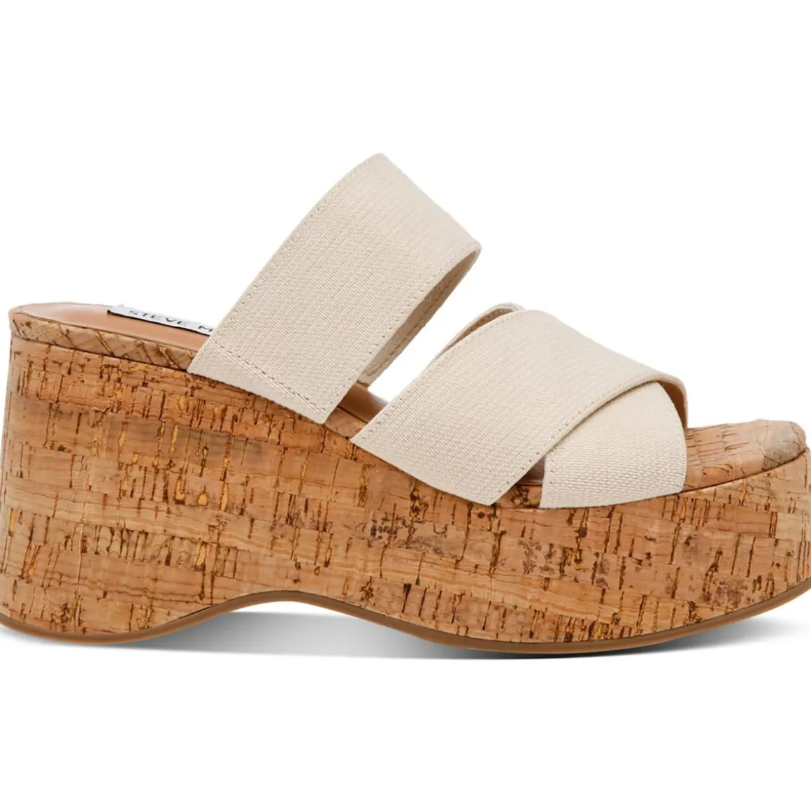 Deo Cork Slip On Platform Sandals