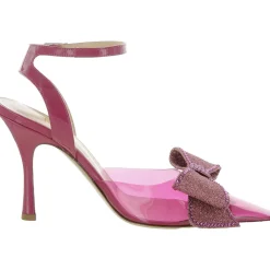 Dimante Bow Square Toe Mules