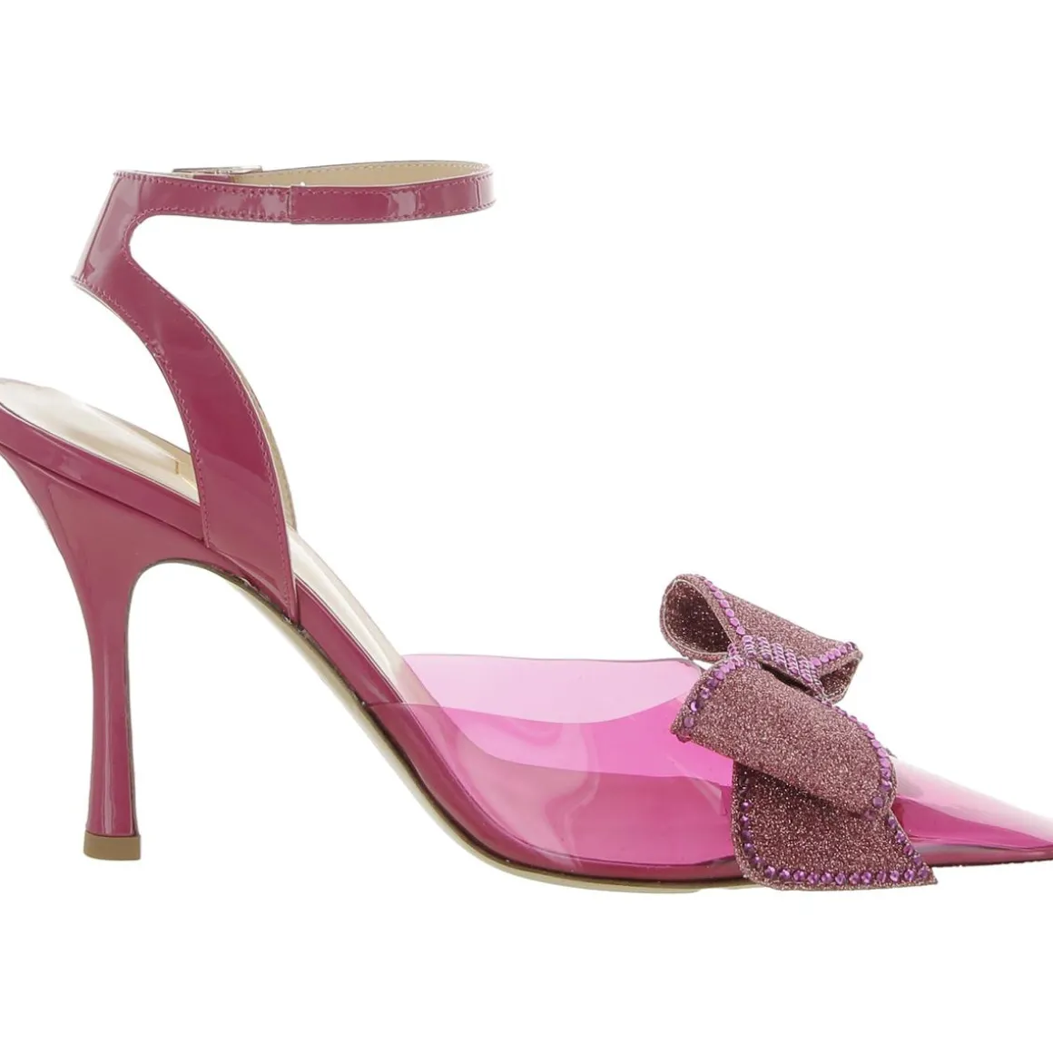 Dimante Bow Square Toe Mules