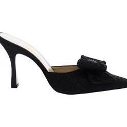 Dimante Bow Square Toe Mules