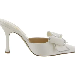 Dimante Bow Square Toe Mules