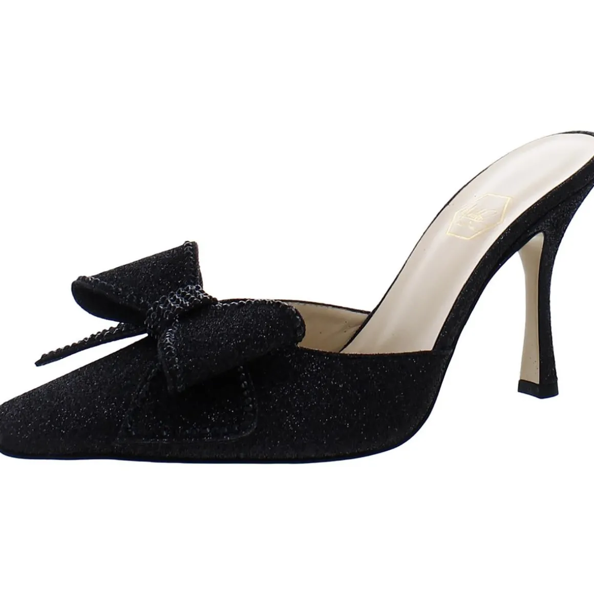 Dimante Bow Square Toe Mules