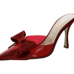 Dimante Bow Square Toe Mules