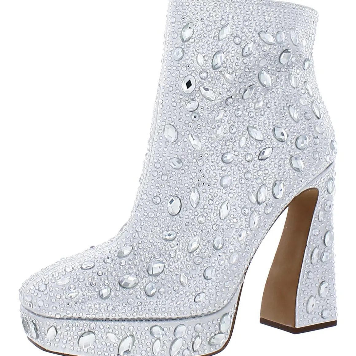 Dollyti Rhinestone platform Ankle Boots