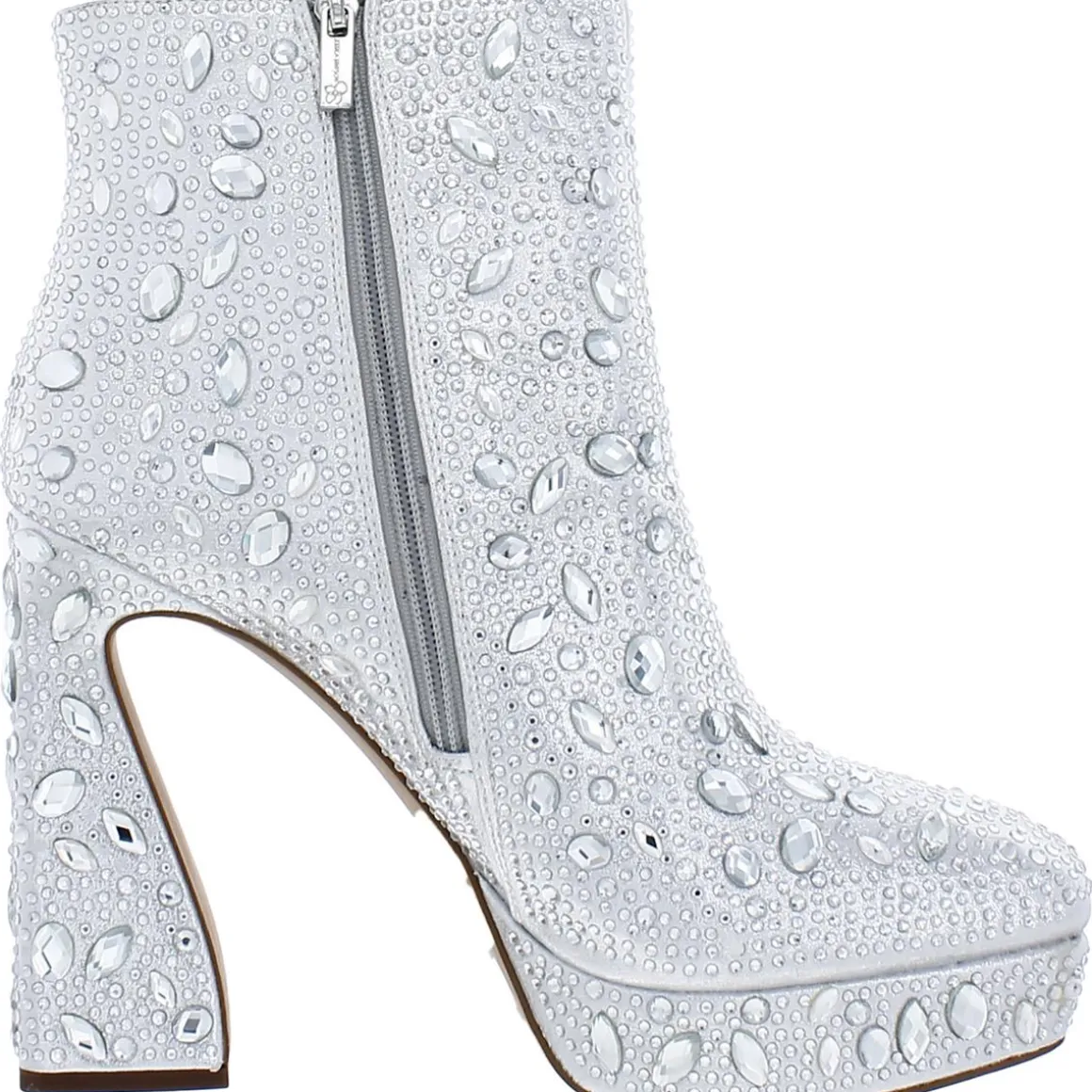 Dollyti Rhinestone platform Ankle Boots