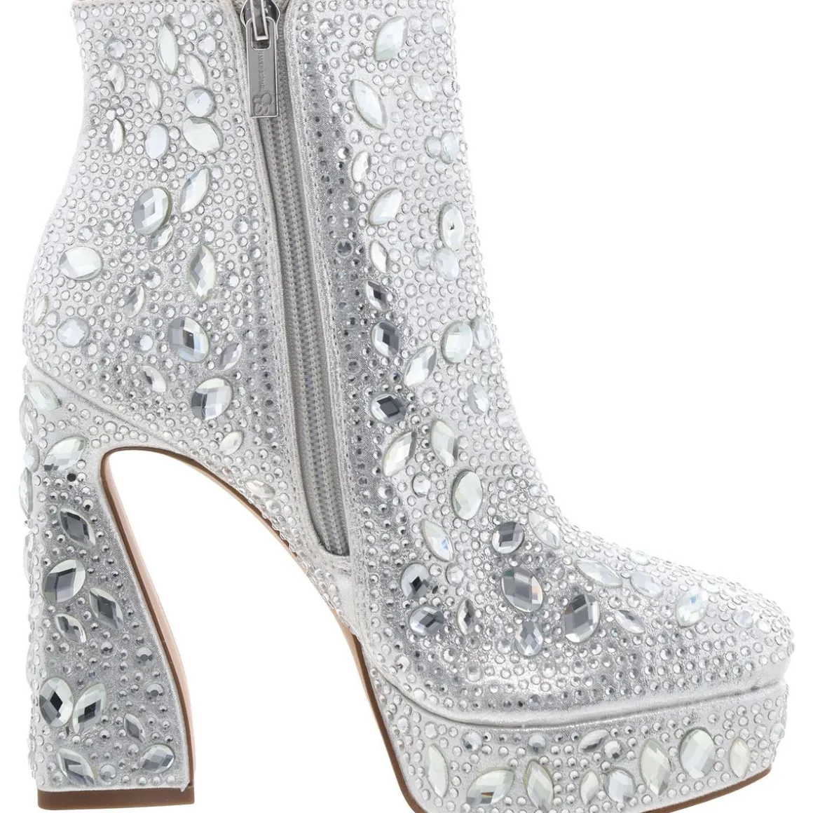 Dollyti Rhinestone platform Ankle Boots
