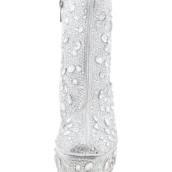 Dollyti Rhinestone platform Ankle Boots