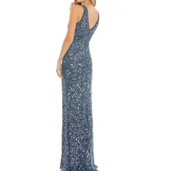 Double V Evening Dress