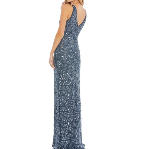 Double V Evening Dress