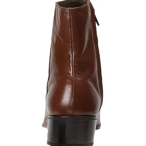 Duke Leather Bike Toe Ankle Boots