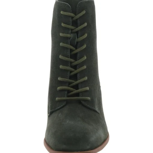 Edda Lace-Up Faux Suede Combat & Lace-Up Boots