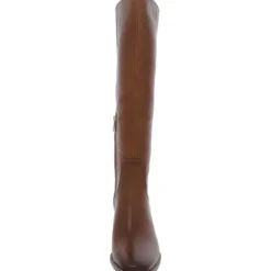 Edda Leather Wide Calf Knee-High Boots