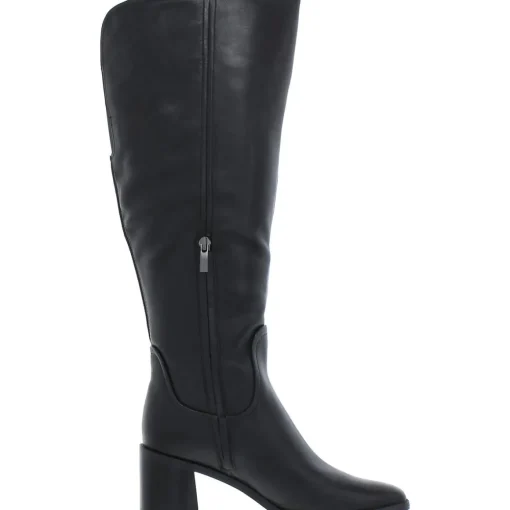 Edda Leather Wide Calf Knee-High Boots