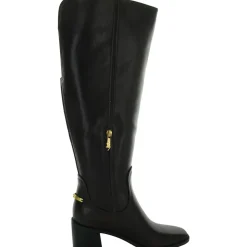 Edda Leather Wide Calf Knee-High Boots