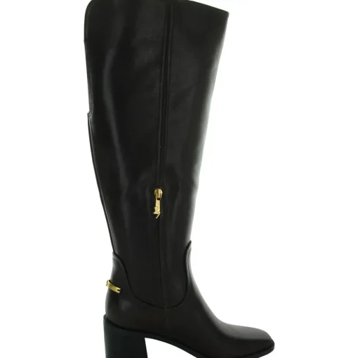 Edda Leather Wide Calf Knee-High Boots