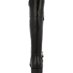 Edenn Faux Leather Wide Calf Knee-High Boots