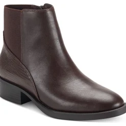 Edwinaa Faux Leather Animal Print Booties