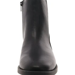 Edwinaa Faux Leather Animal Print Booties