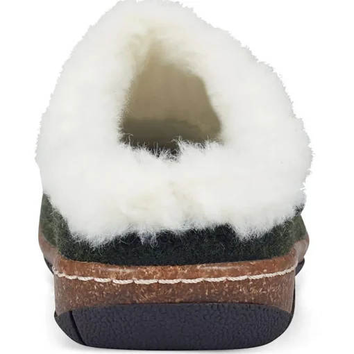 Elena Solid Faux Fur Slide Slippers