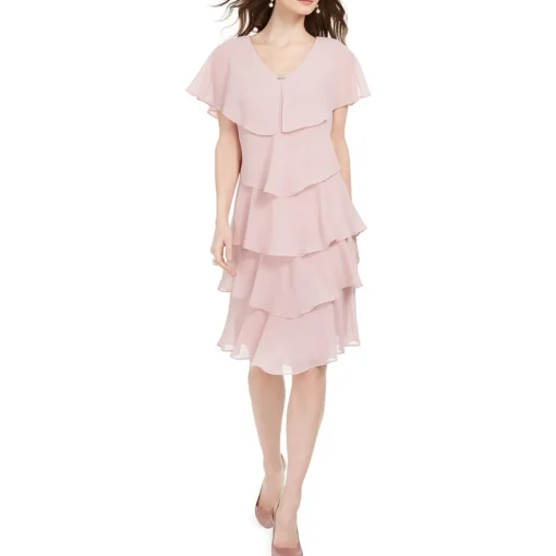 Embellished Midi Cocktail and Party Dress