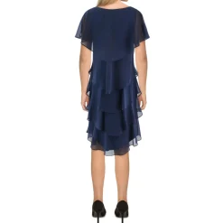 Embellished Midi Cocktail and Party Dress