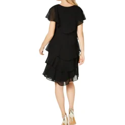 Embellished Midi Cocktail and Party Dress