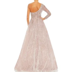 Embellished Tulle Evening Dress