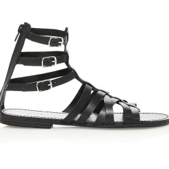 Emil Leather Strappy Gladiator Sandals