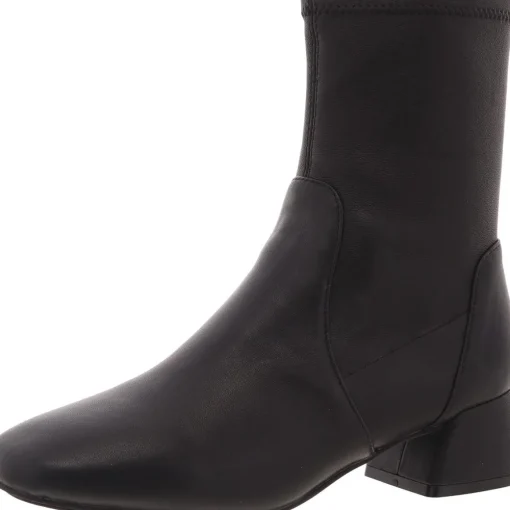 Emily Suede Block Heel Booties