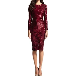 Emmalyn Sequined Cocktail And Party Dress