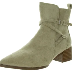 Estelle Pointed Toe Adjustable Ankle Boots