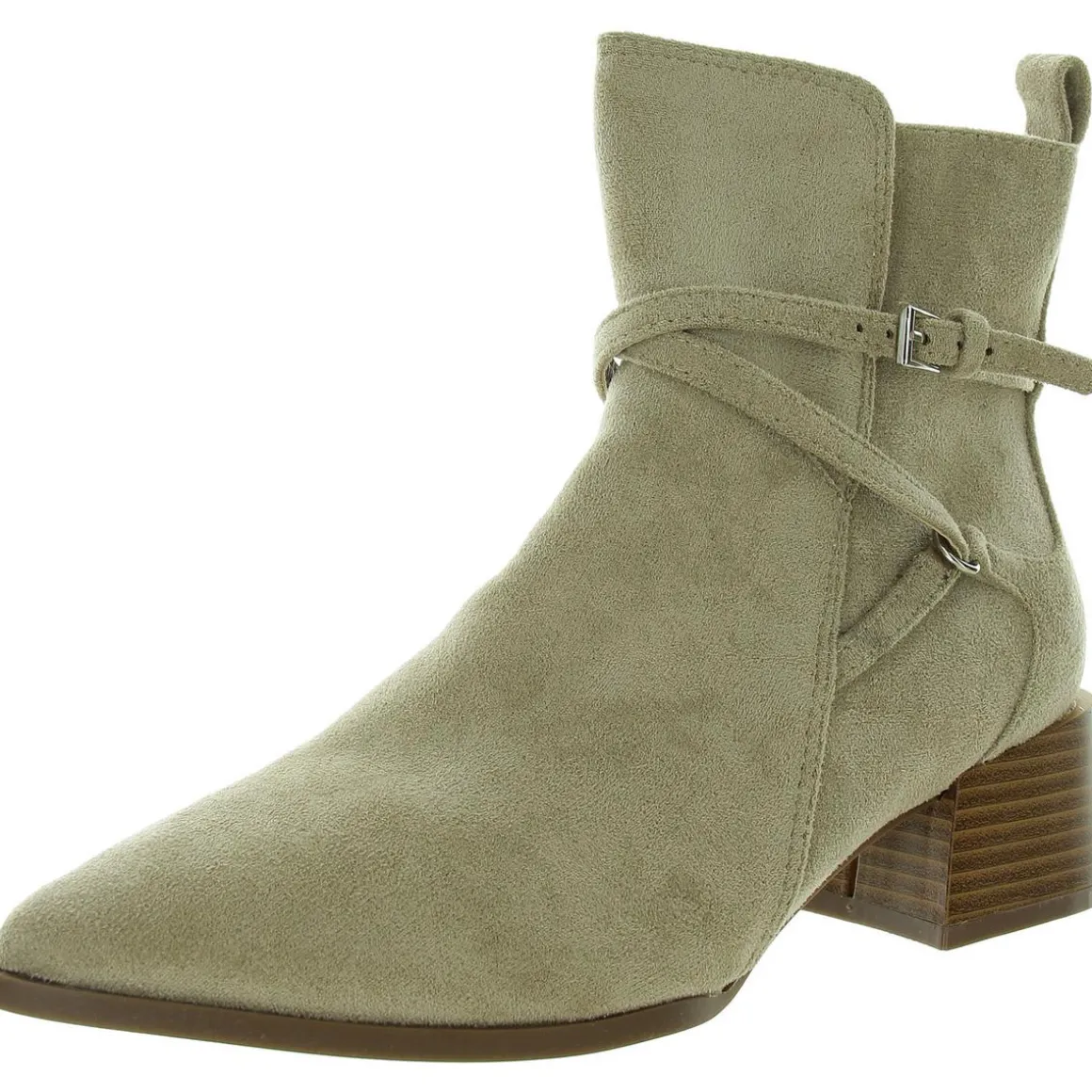 Estelle Pointed Toe Adjustable Ankle Boots