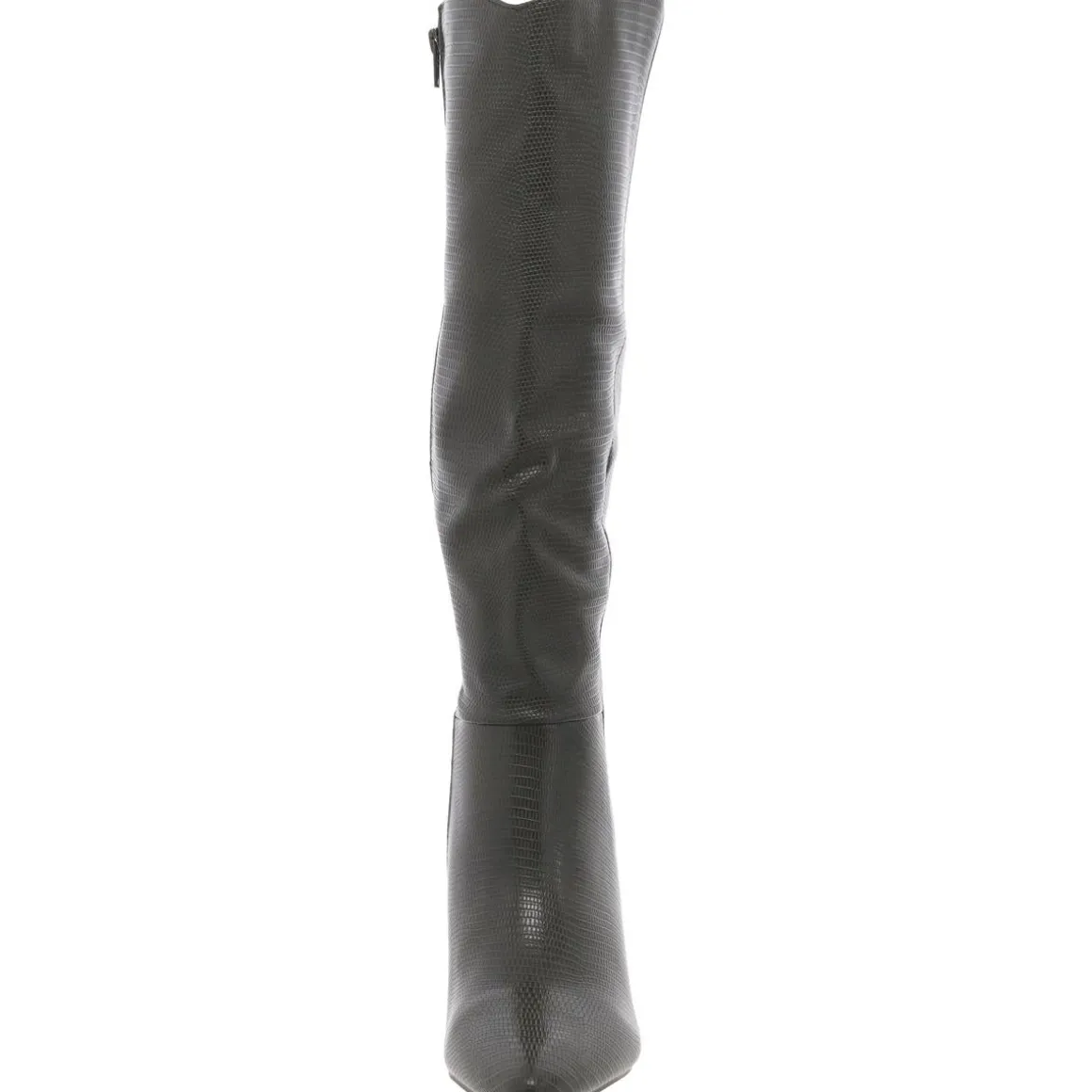 Estrella Solid Faux Leather Knee-High Boots