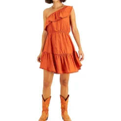 Eyelet Mini Dress